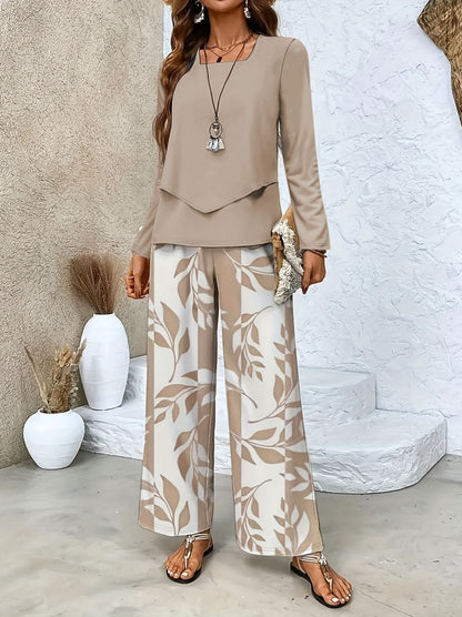 Temperament Commute Two-piece Set For Women