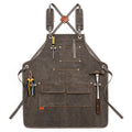 Fashion canvas apron custom logo anti-fouling thickening