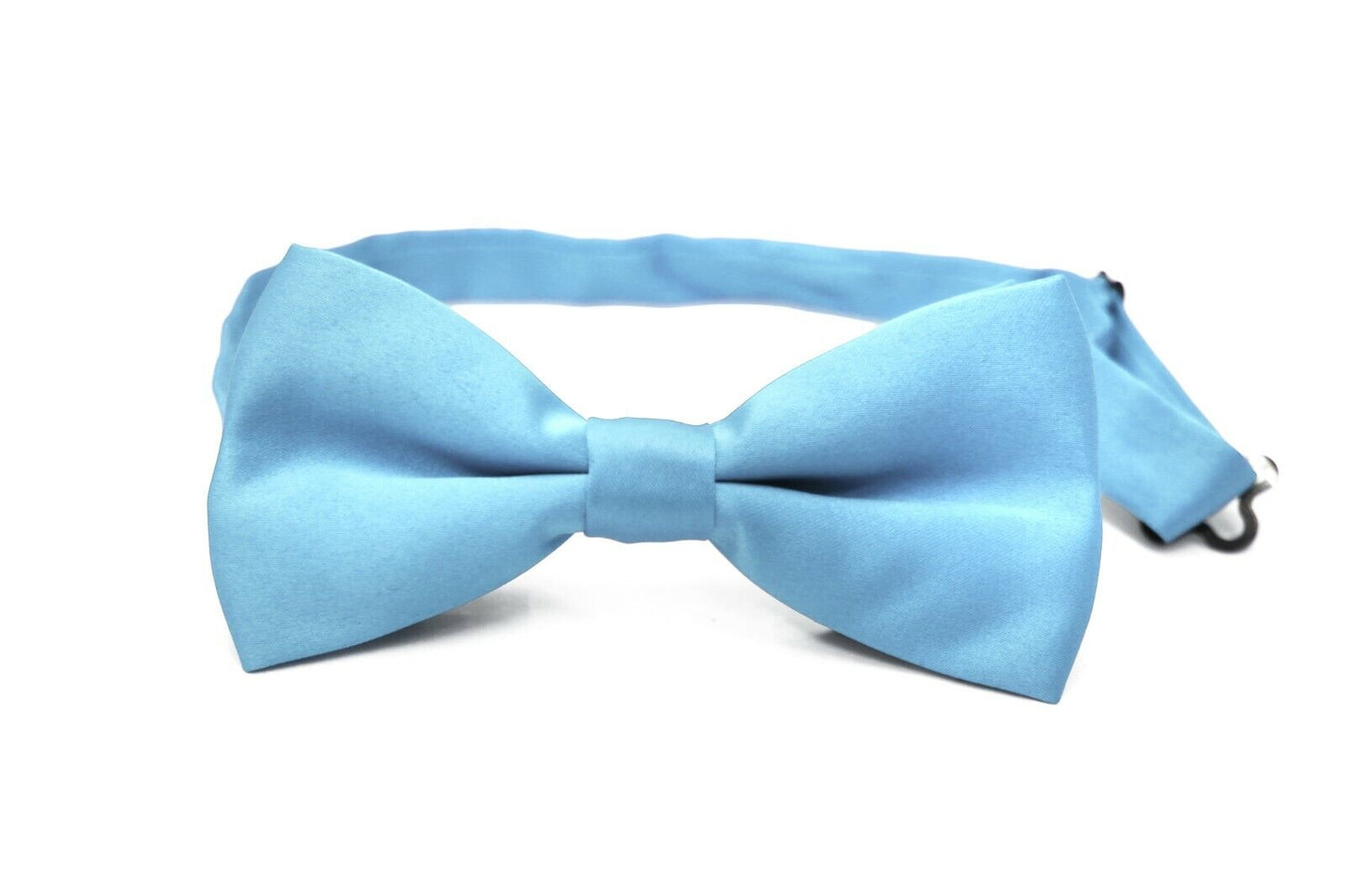 Classic Mens Womens Clip-On Banded Bow Tie Pre Tied Plain Dickie Bowtie