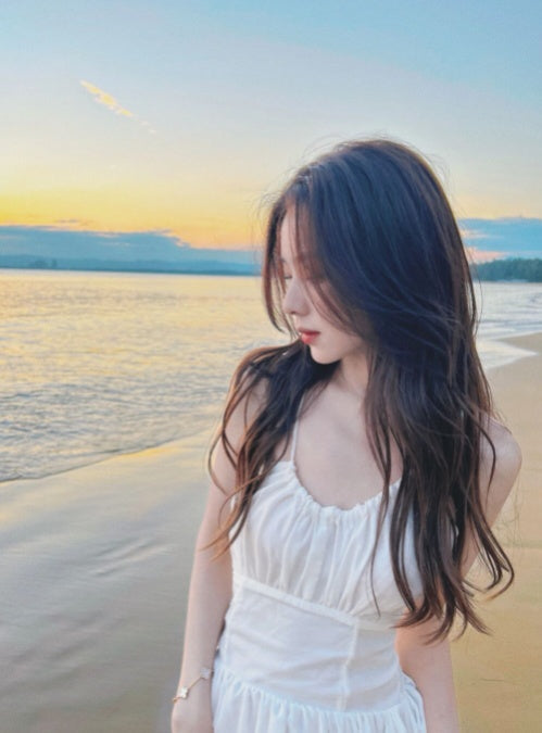 Super Fairy White Backless Suspender Dress Fairy Skirt
