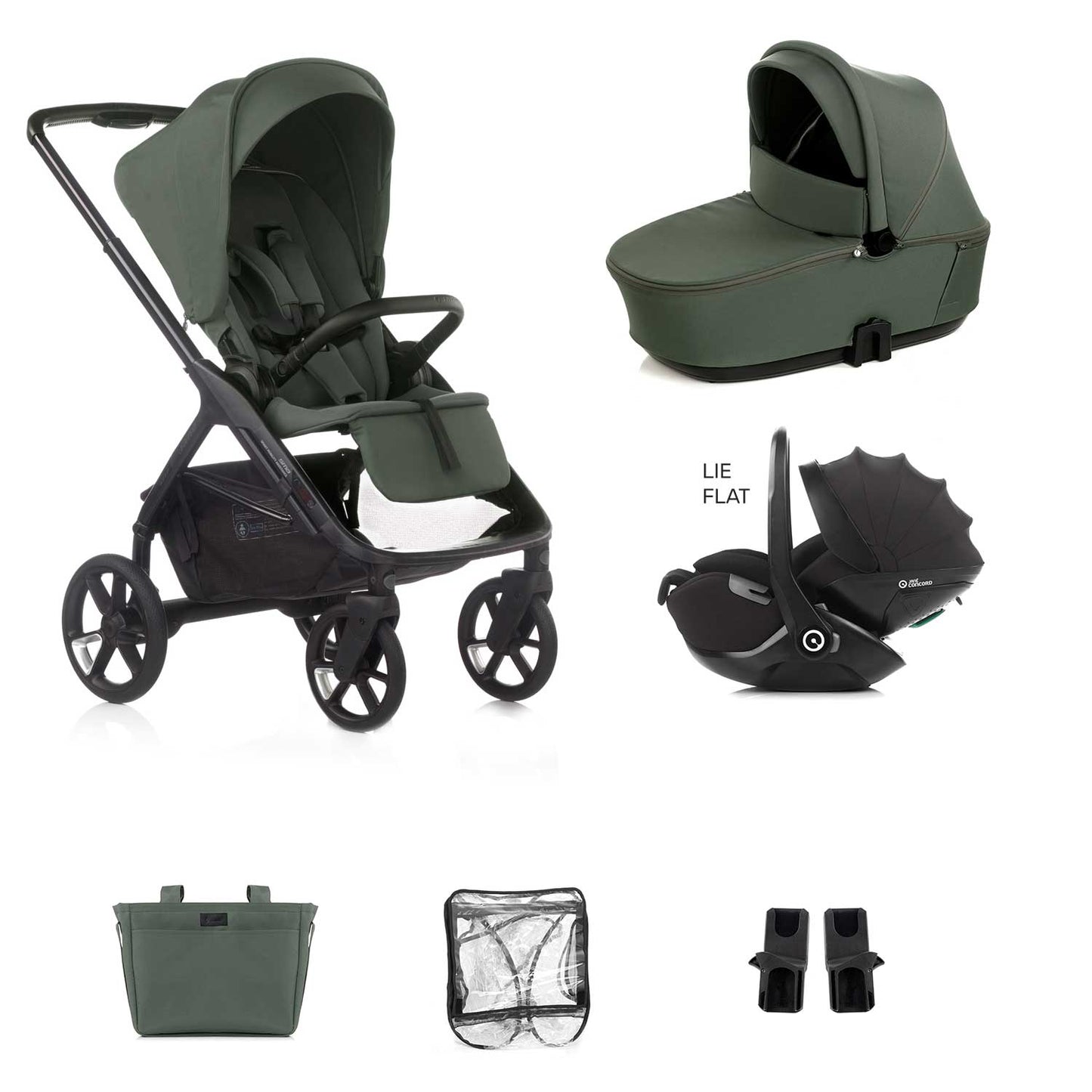 Jane Keep Trio Kombibaby 360 Lie-Flat Car Seat Travel System