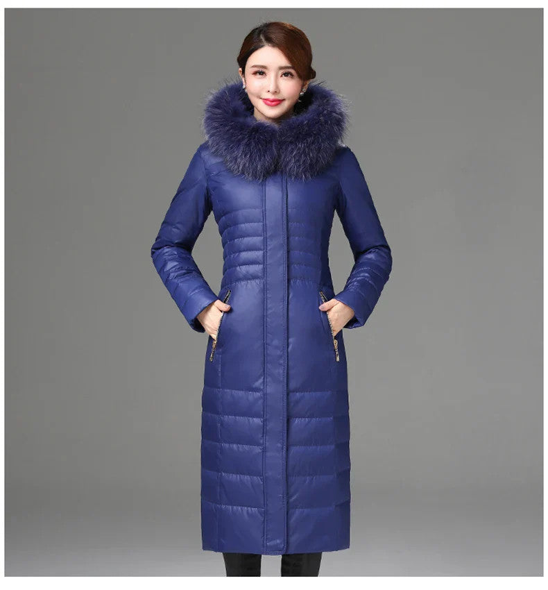 Women's Fashionable Hooded Thick Faux Fur Jacket