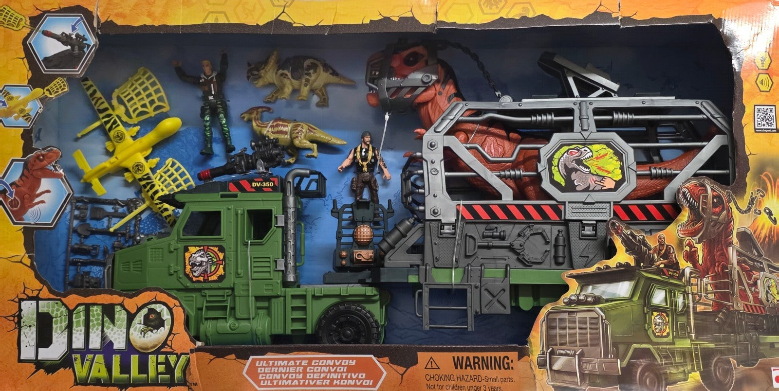 Dino Valley Light & Sounds Ultimate Convoy Playset