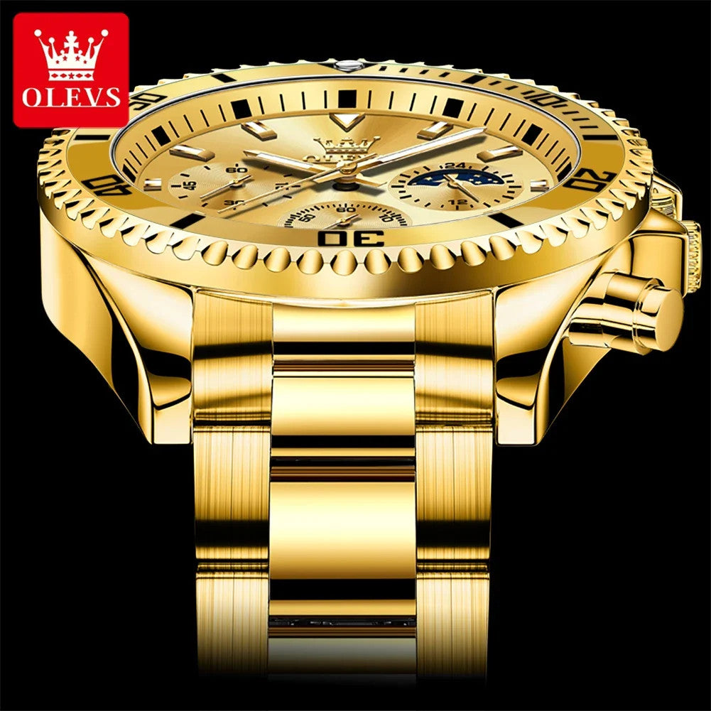 OLEVS Men's Watches Top Brand Luxury Watch for Men Original Waterproof