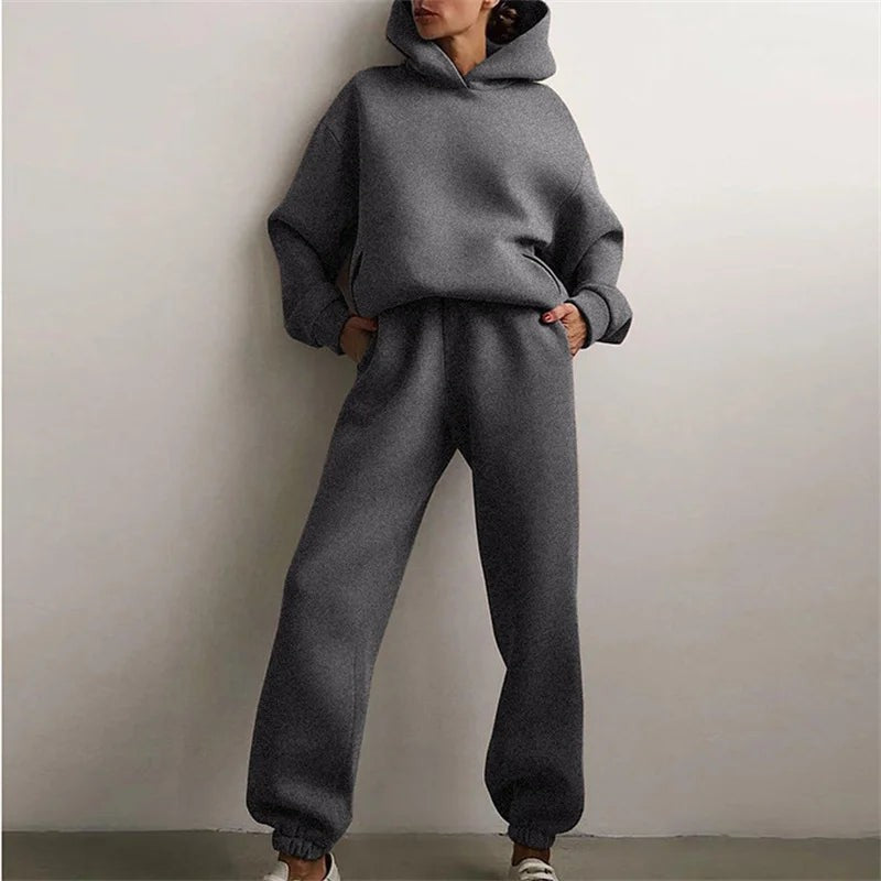 Women's Two Pieces Oversized Tracksuit