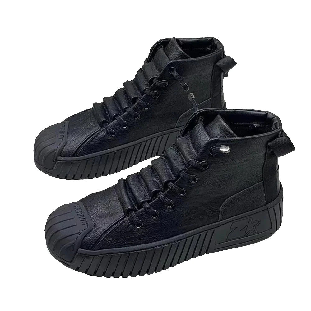 Men Boots Increased Lace-up Casual Quality Outdoor Boots