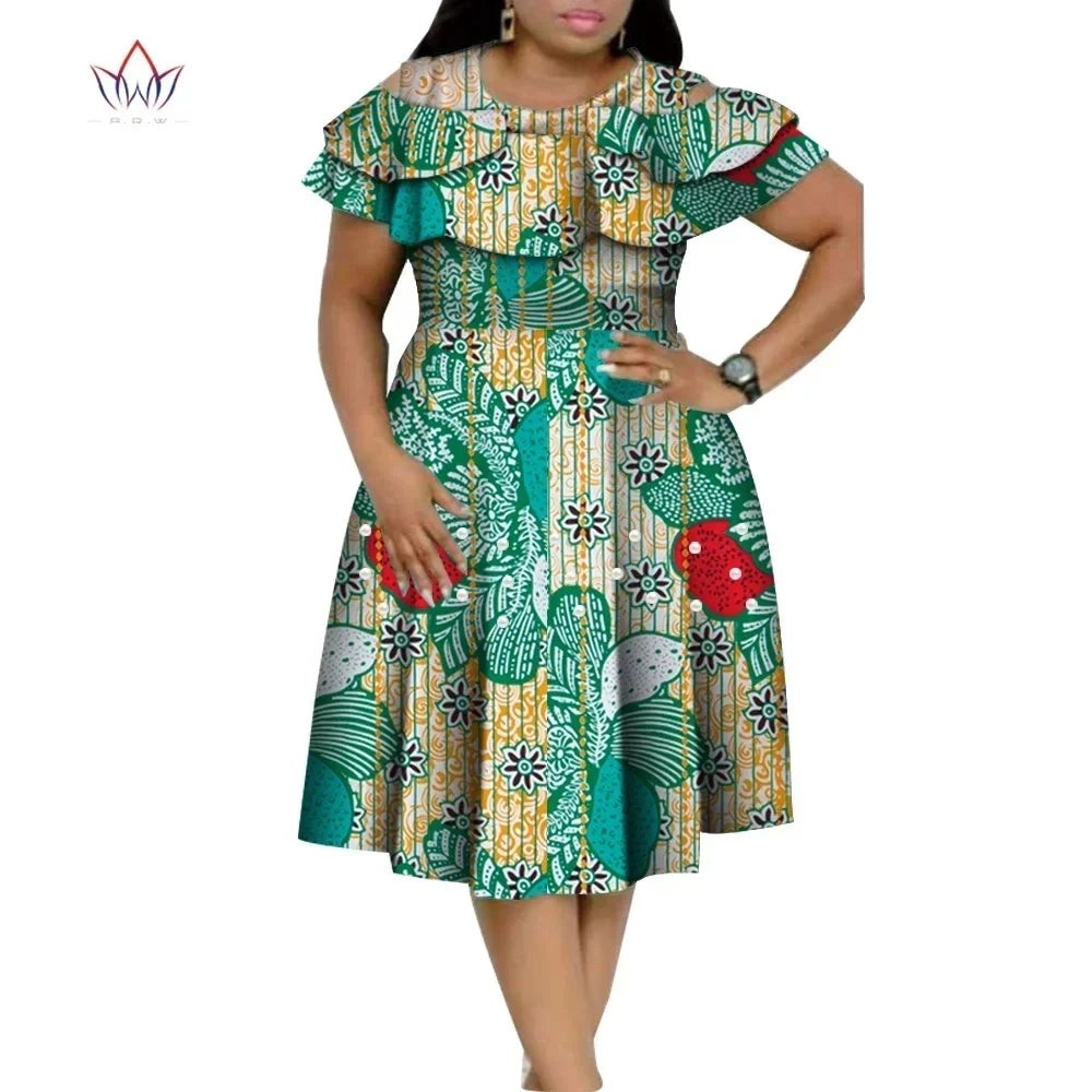 Stock Size Low Price African Dresses for Women Dashiki Ankara Women Evening