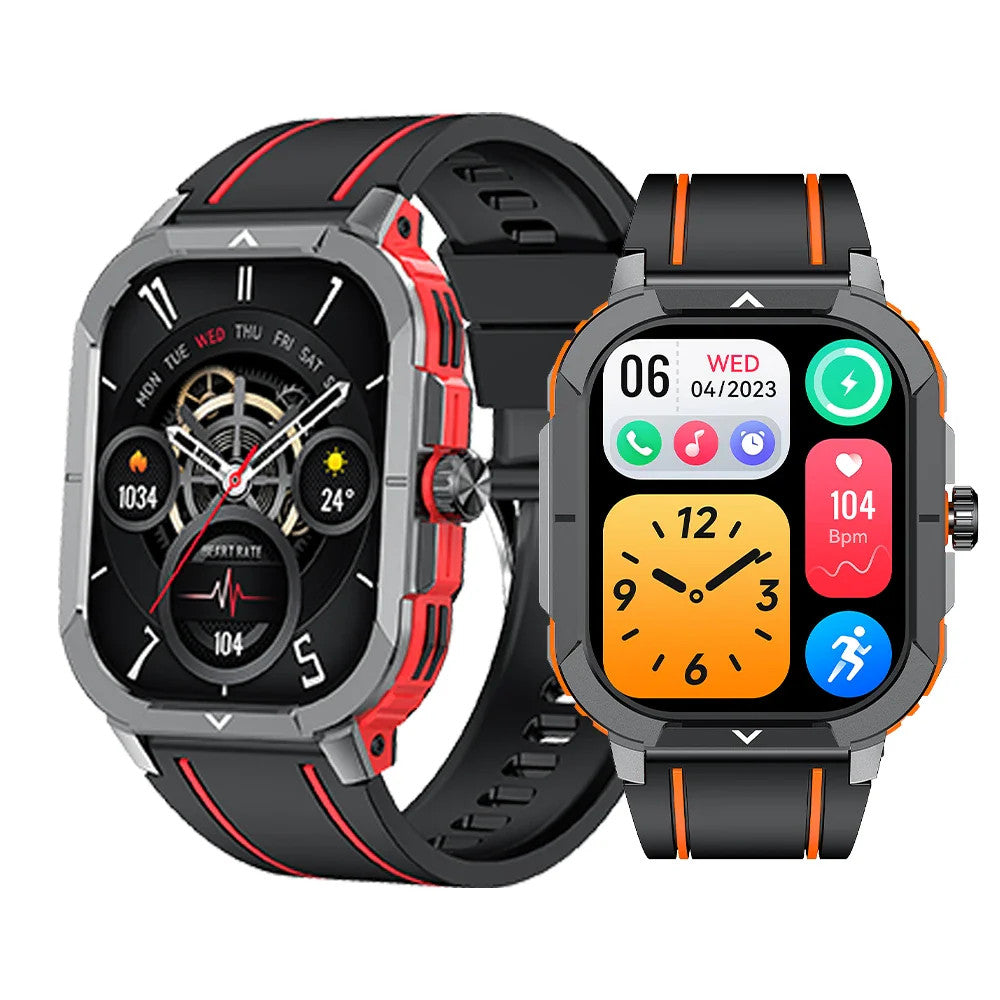 Outdoor Sports Health Monitoring BT Call Waterproof Smartwatch for Men