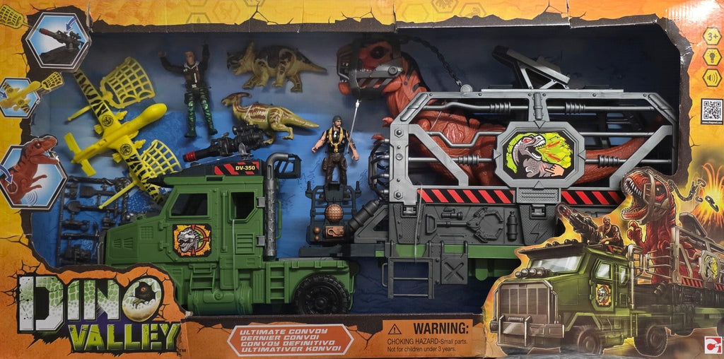 Dino Valley Light & Sounds Ultimate Convoy Playset