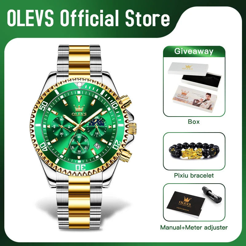 Men's Watches Top Brand Luxury Watch for Men Original Waterproof Stainless