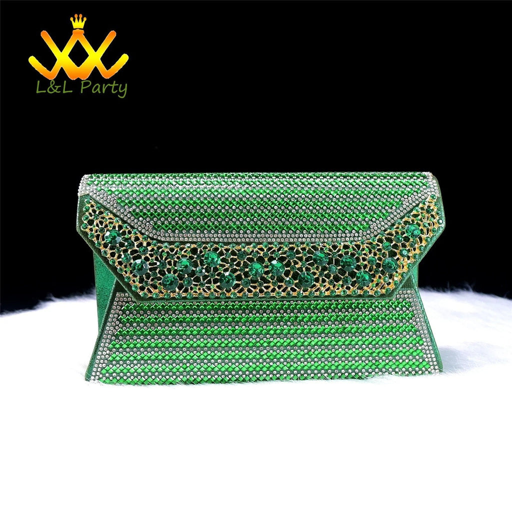 2025 Special New Arrivals Italian Women Shoes and Bag to Match in Green Color