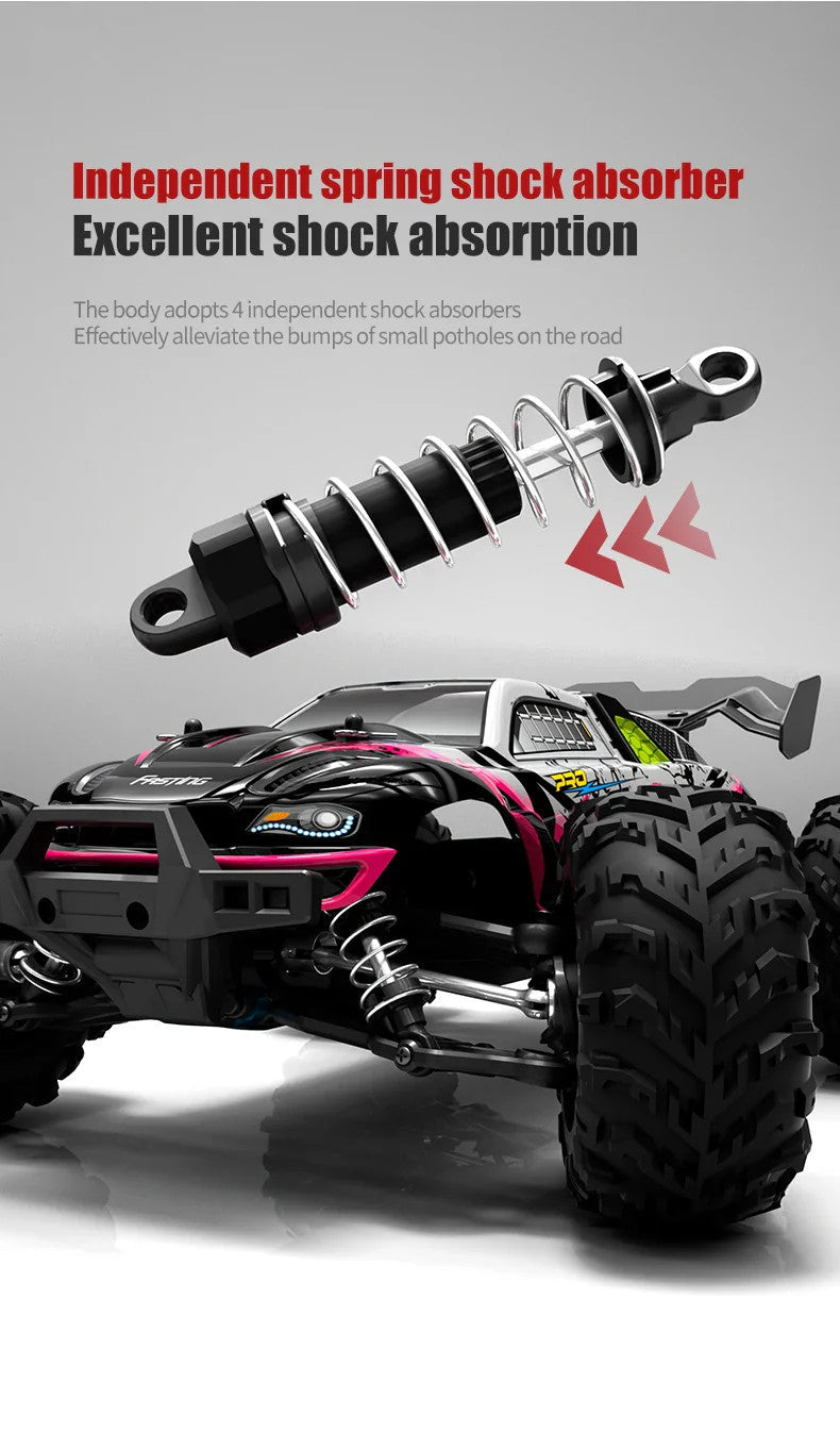 1:16 70KM/H Or 50KM/H 4WD RC Car With LED Remote Control Cars High Speed Drift