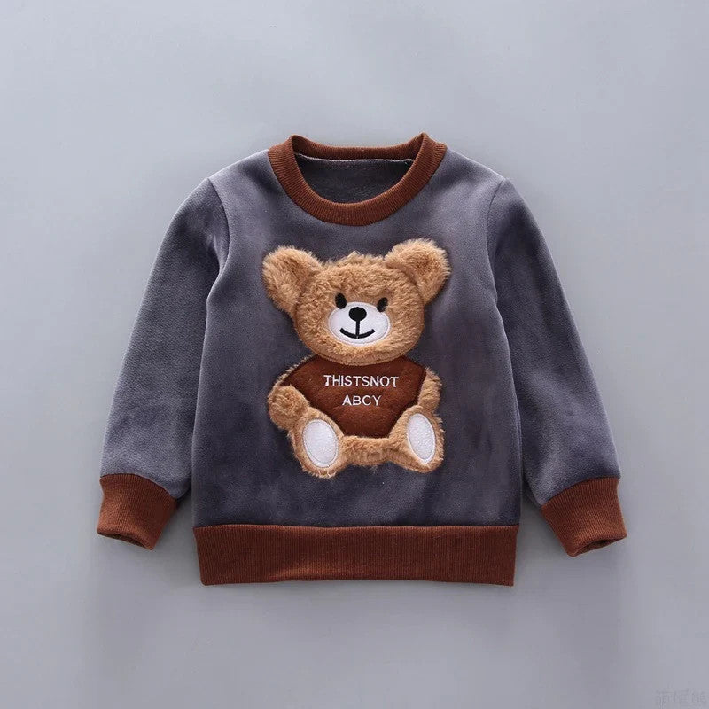3pc/Set Animal Bear Baby Set For Newborn Winter Infant Clothing Sets Super Keep