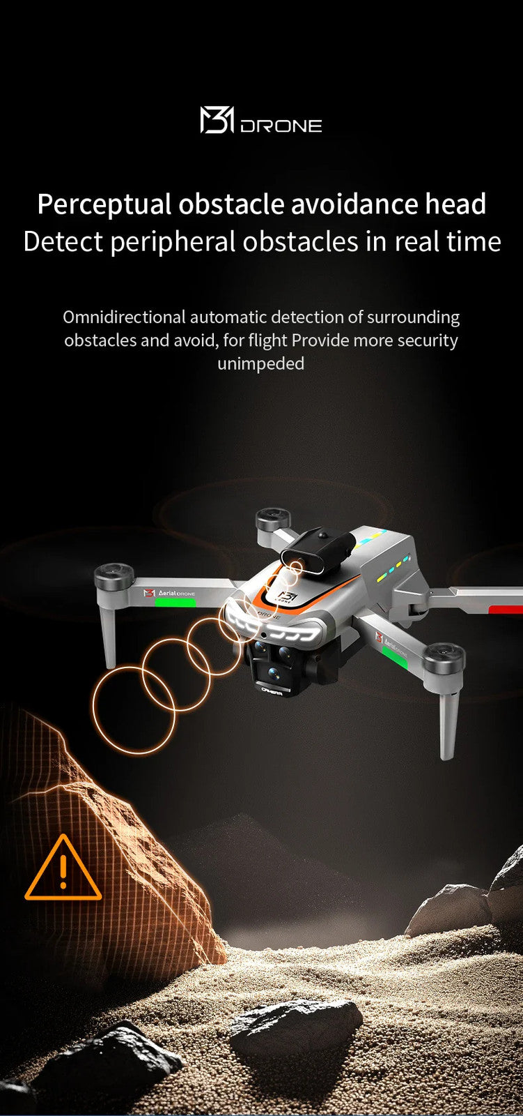 NEW M3 Drone 8K HD 5G GPS Photography Remote Control Aerial Aircraft Dual
