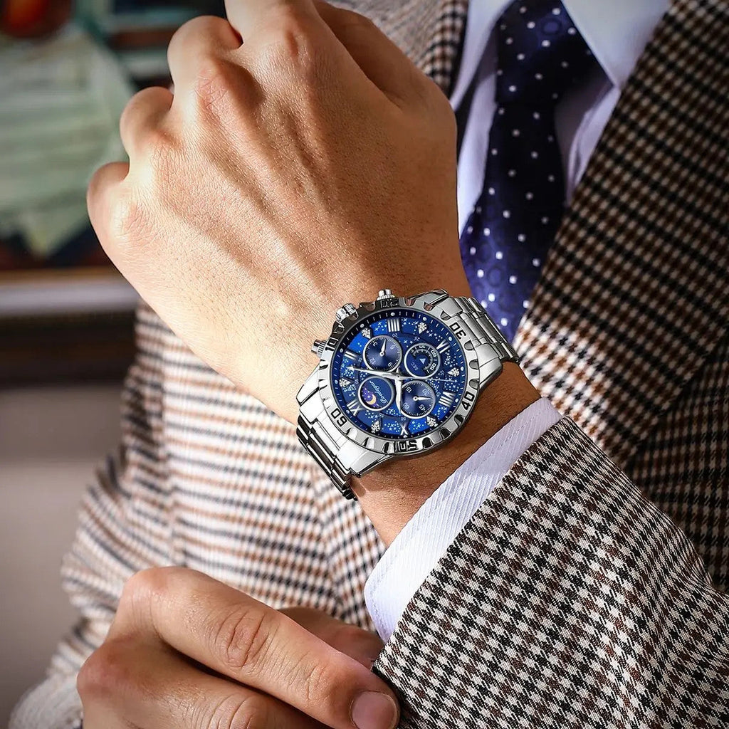 Luxury Watch for Man Quartz Sports Men Watch Waterproof Luminous Stainless