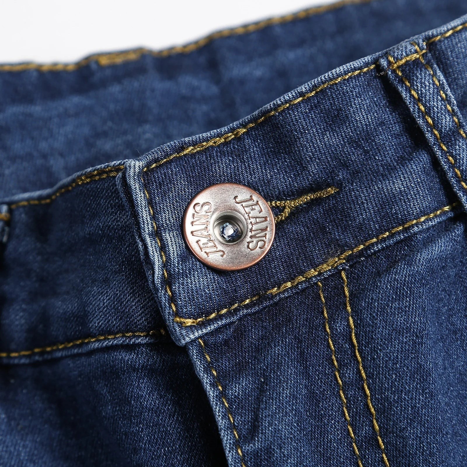 2025 New Fashion Street Style Ripped Skinny Jeans Men Vintage wash Solid Denim