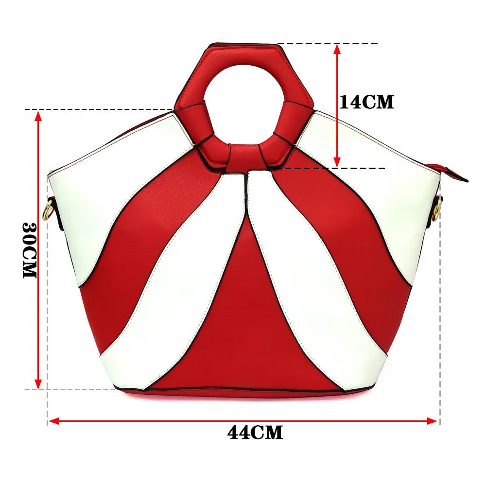 Summer Sandals for Women 2022 Fashion Colorblock Three Piece Tote Bag With High