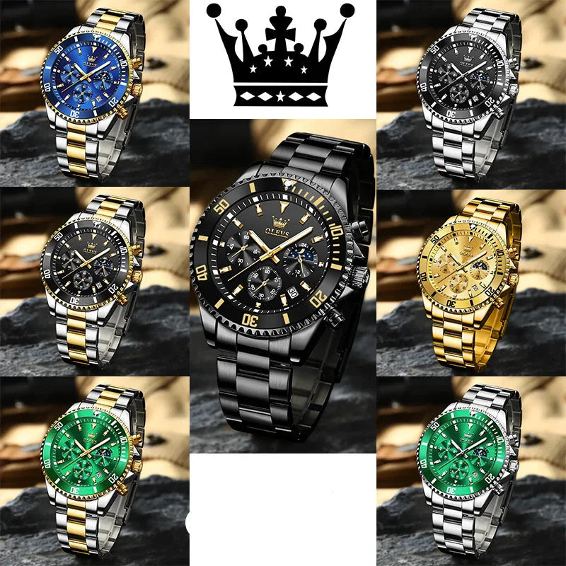 Men's Watches Top Brand Luxury Watch for Men Original Waterproof Stainless