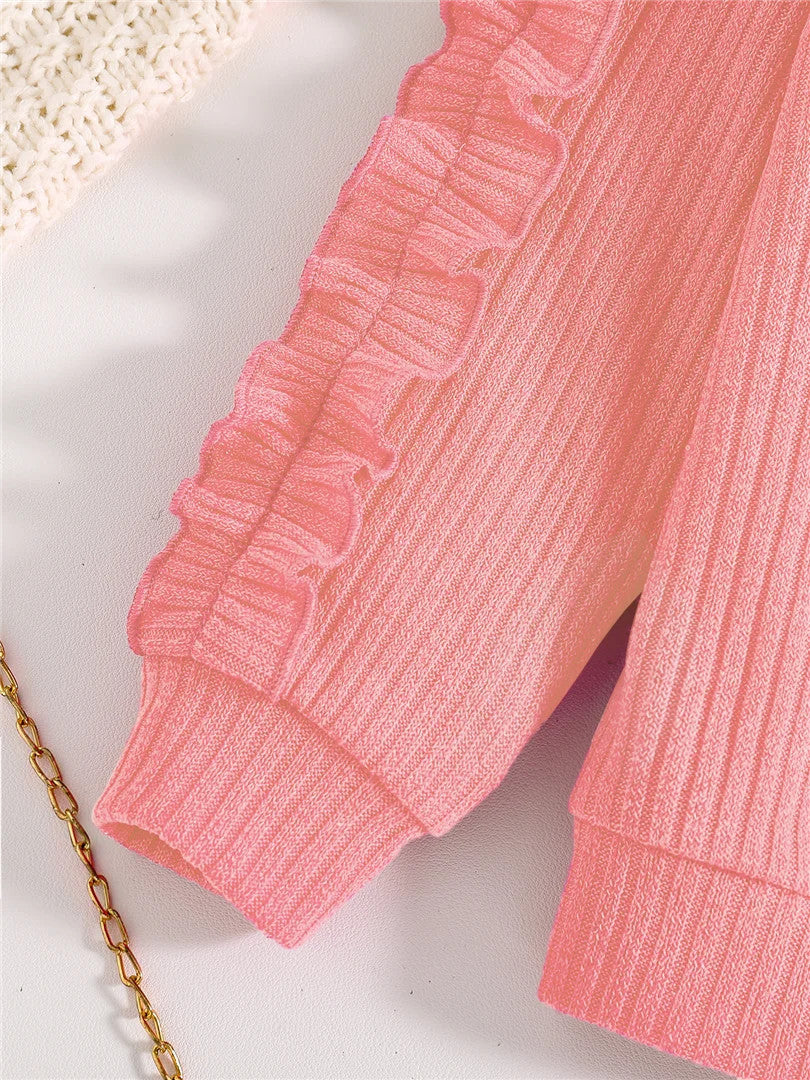 Spring and Autumn children fashion sports set girls sweater + casual pants