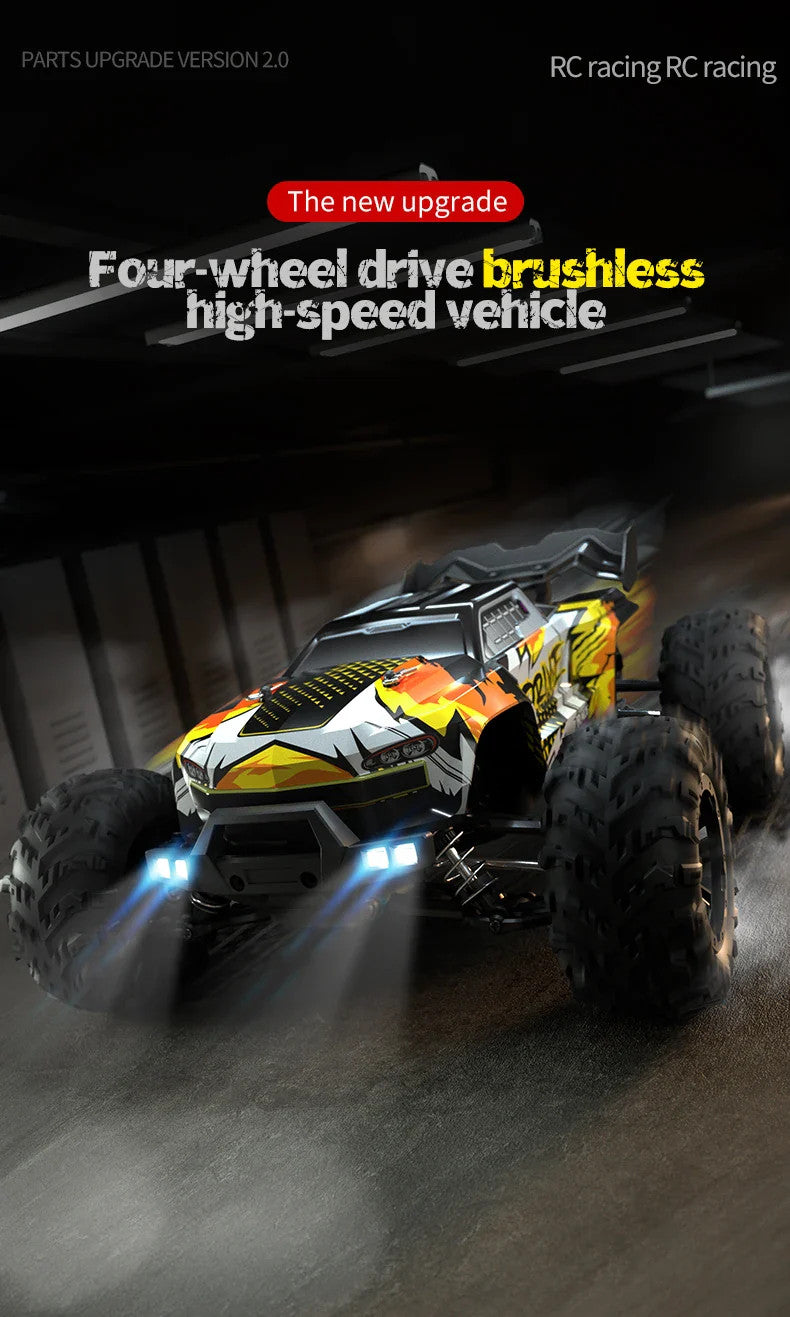 1:16 70KM/H Or 50KM/H 4WD RC Car With LED Remote Control Cars High Speed Drift