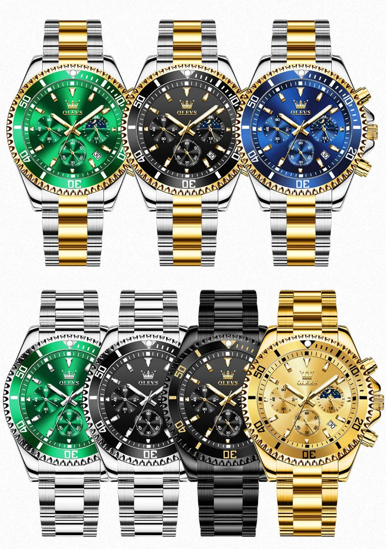 Men's Watches Top Brand Luxury Watch for Men Original Waterproof Stainless