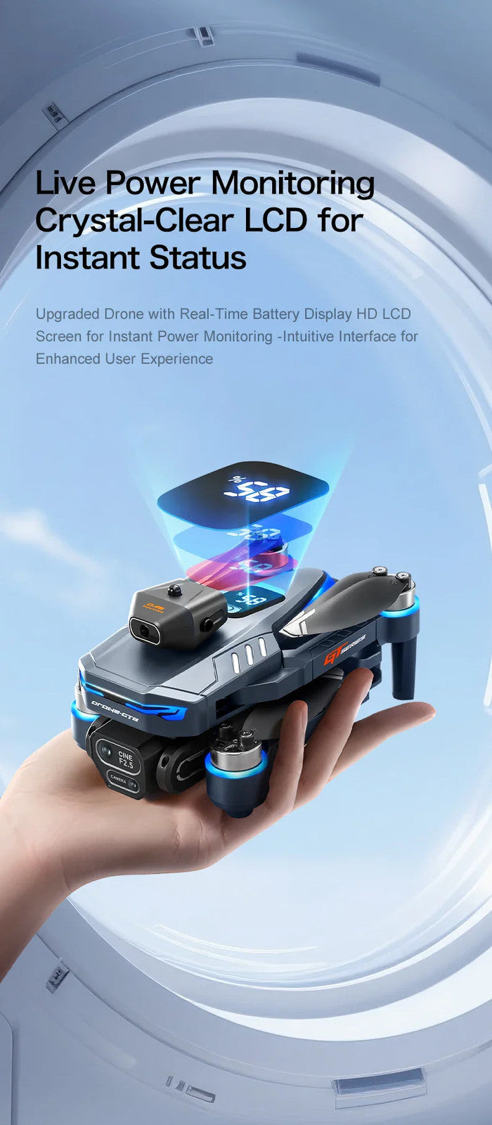 GT8 Mini Drone 8K WiFi GPS HD Aerial Photography Quadcopter with Cameras Toys