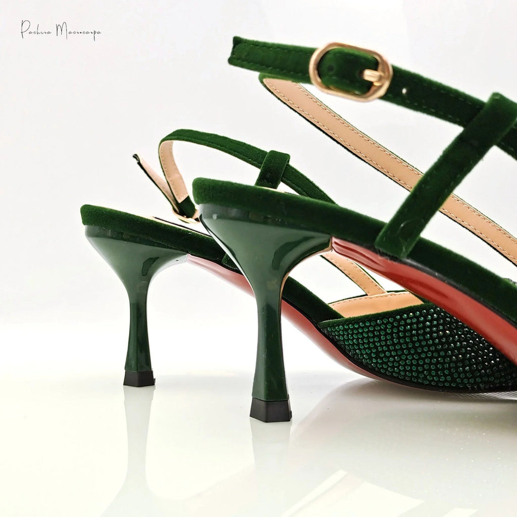 New Arrival Fashion Elegant Green Color Ladies Shoulder Bag for Party Or