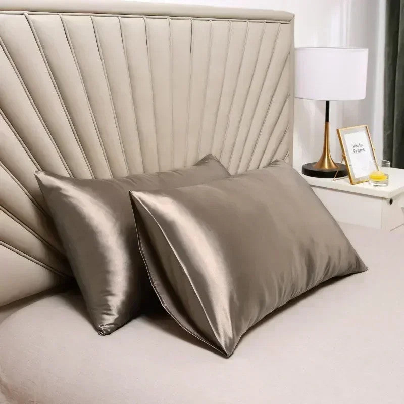 100% Natural Mulberry Silk Pillow Case Real Silk Protect Hair Skin Pillowcase