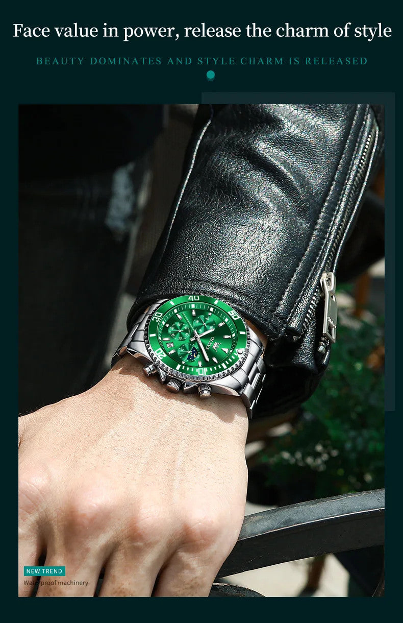 Men's Watches Top Brand Luxury Watch for Men Original Waterproof Stainless