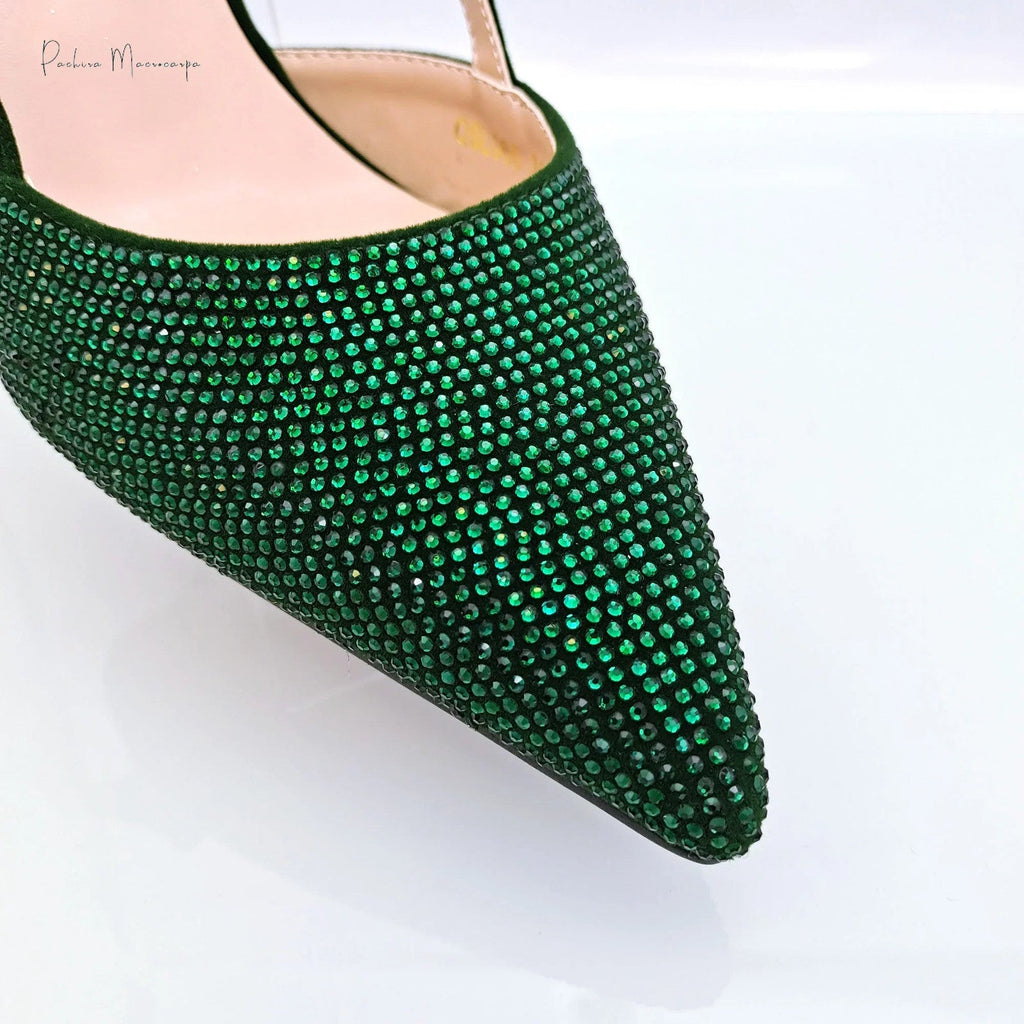 New Arrival Fashion Elegant Green Color Ladies Shoulder Bag for Party Or