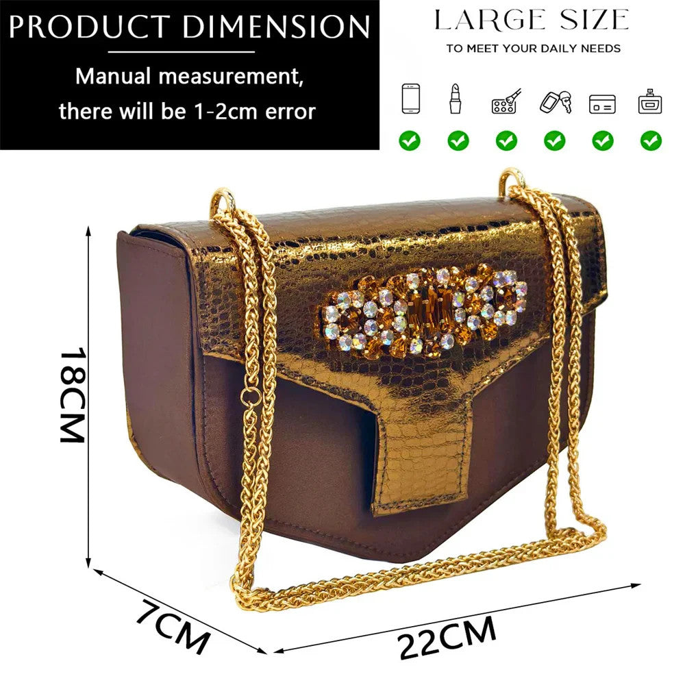 Rhinestone Bling Peep Toe Slingback Heels & Bag Set — 6 Colours | EU 37–43
