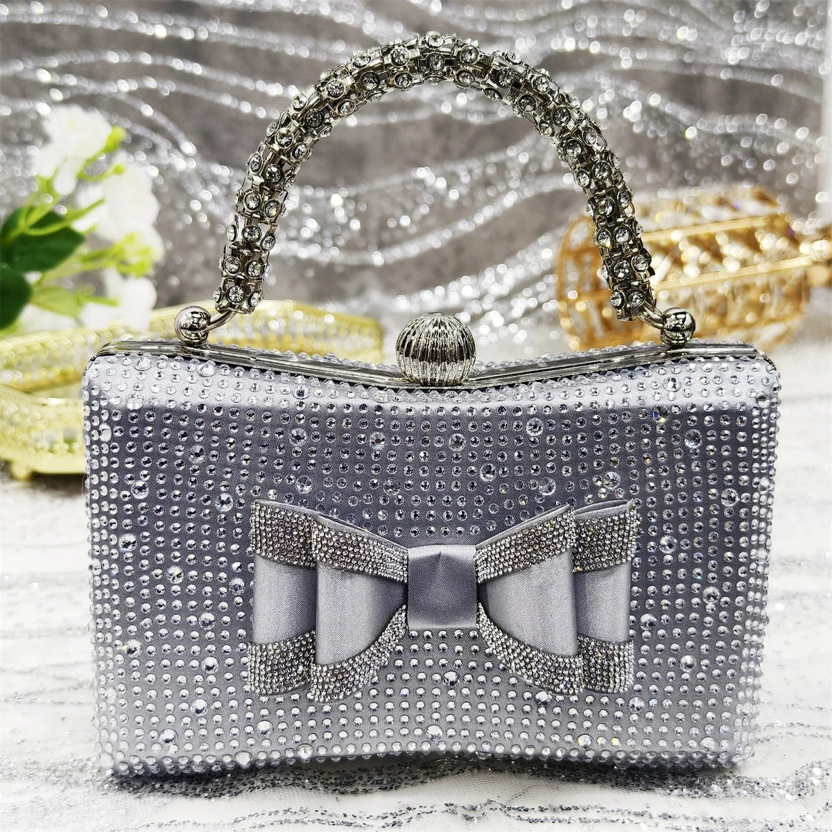 Butterfly-Knot Bow Pointed Toe Slingback Heels & Matching Bag Set — 7 Colours | EU 37–43