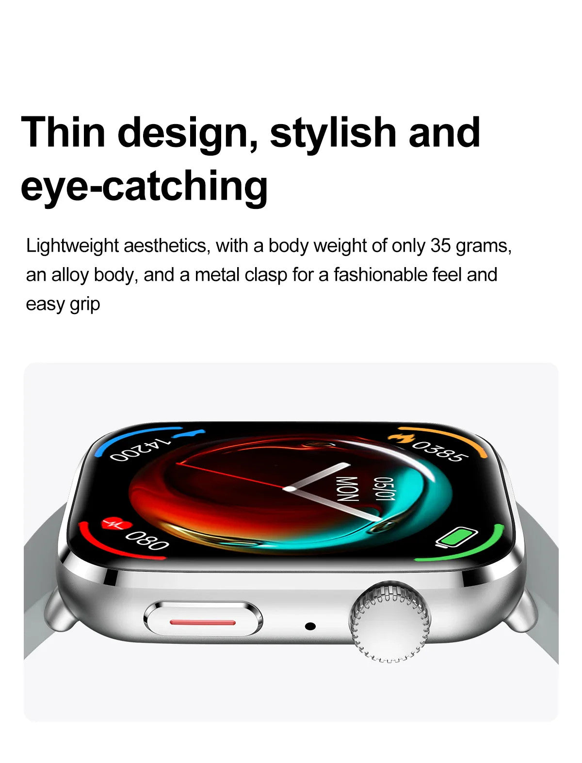 2025 AI Diagnosis NFC Smart Watch Women 1.85 inch AMOLED Blood pressure Heart