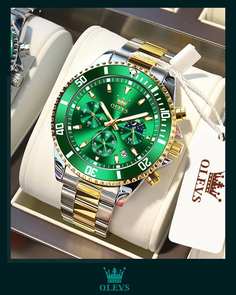 OLEVS Men's Watches Top Brand Luxury Watch for Men Original Waterproof