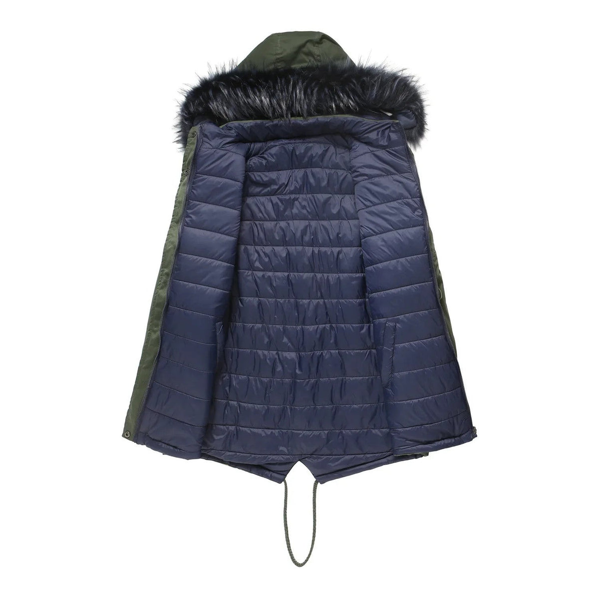 Women's Double-Sided Thick Parka – Detachable Zip | Hooded | Cotton-Padded | Slim Fit | XS–XXXL | 6 Colours