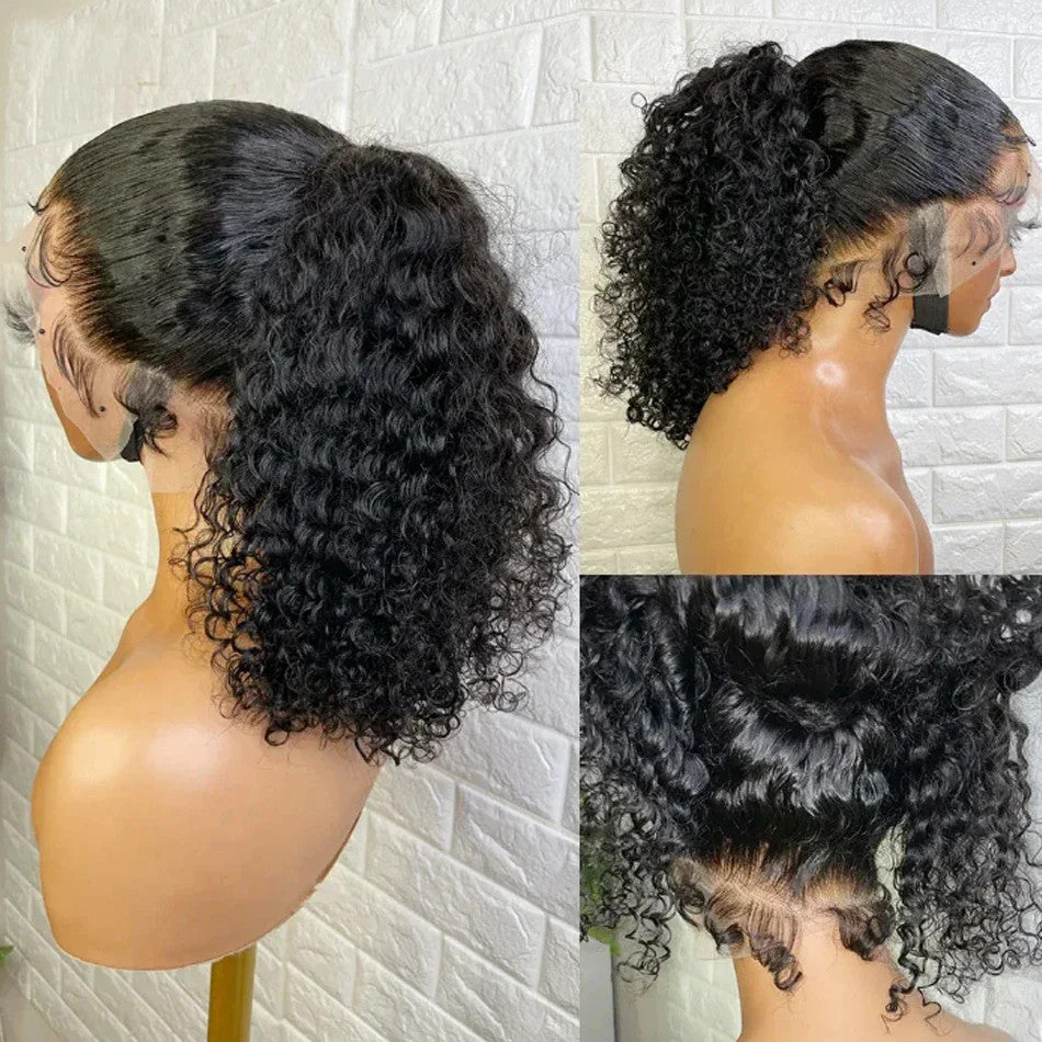 Wear And Go Best Water Wave 13x4 HD Lace Frontal Wig Wet Glueless Deep Water 180