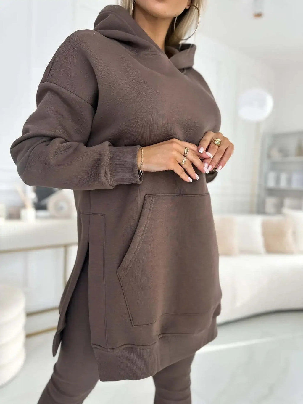 Women's Two Pieces Set Hooded Tracksuit Set