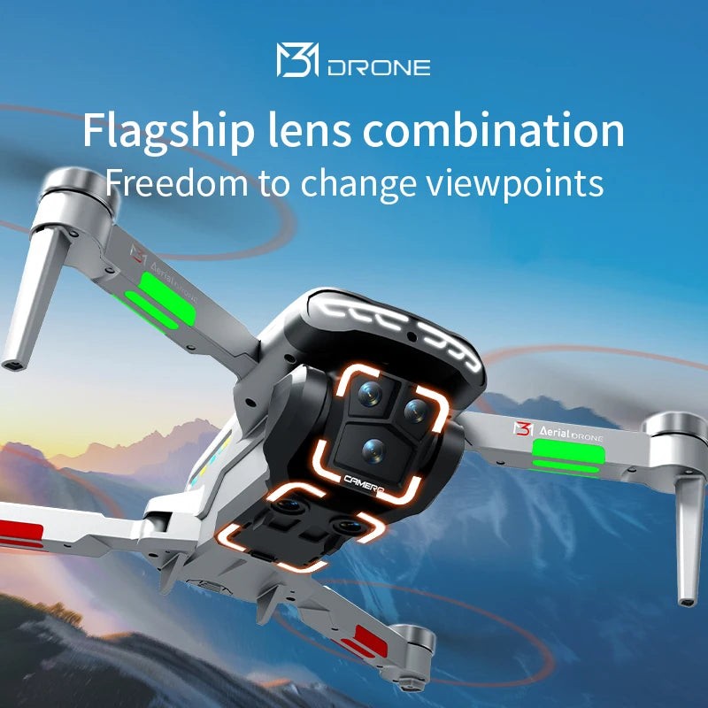 NEW M3 Drone 8K HD 5G GPS Photography Remote Control Aerial Aircraft Dual