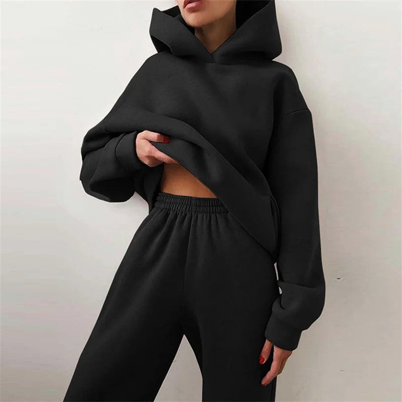 Women's Two Pieces Oversized Tracksuit
