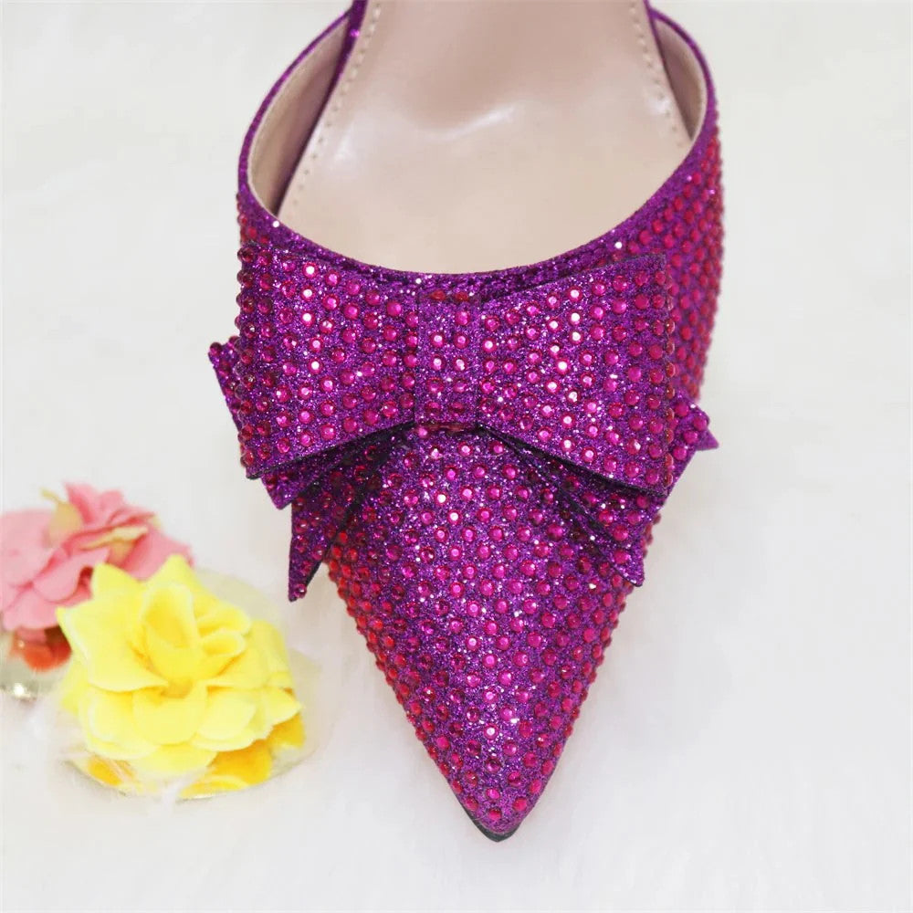 Women's Italian Shoes and Bag Set