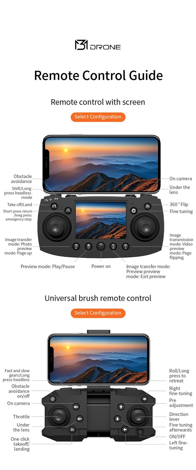 NEW M3 Drone 8K HD 5G GPS Photography Remote Control Aerial Aircraft Dual