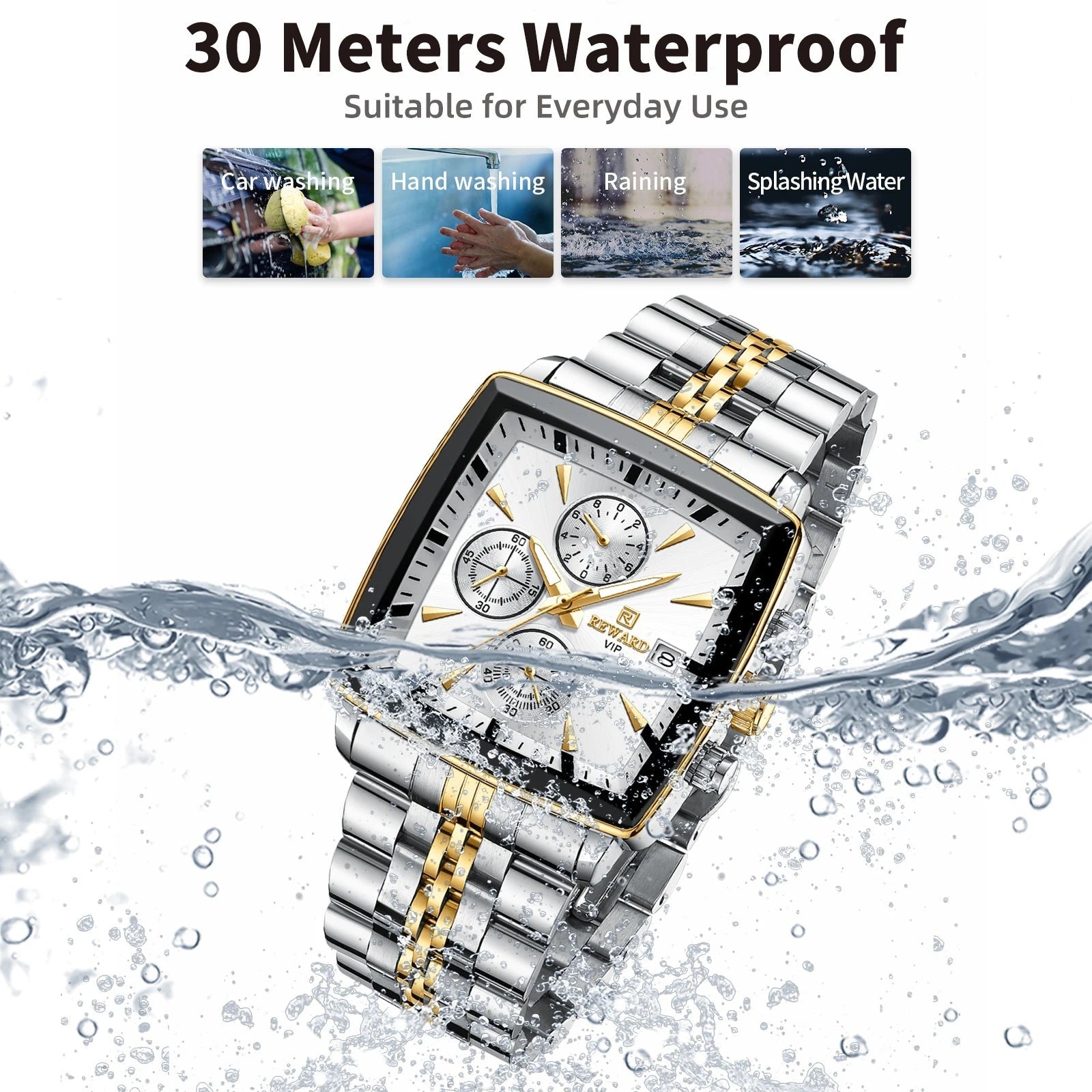 Men's Waterproof Luminous Sport Smart Watches
