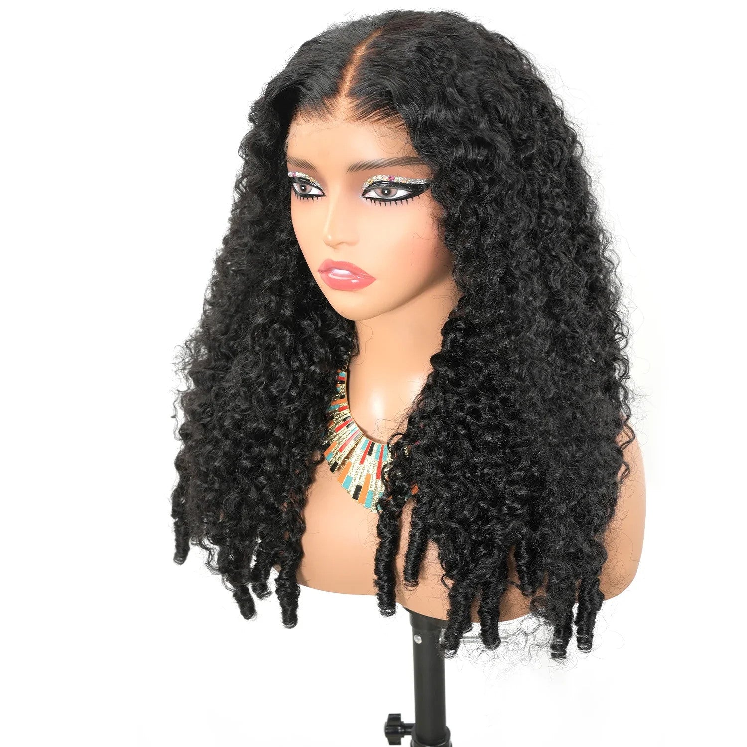 30 36 46 Inch Burmese Curly 13x6 Hd Lace Front Human Hair Hair Wig 200 Density