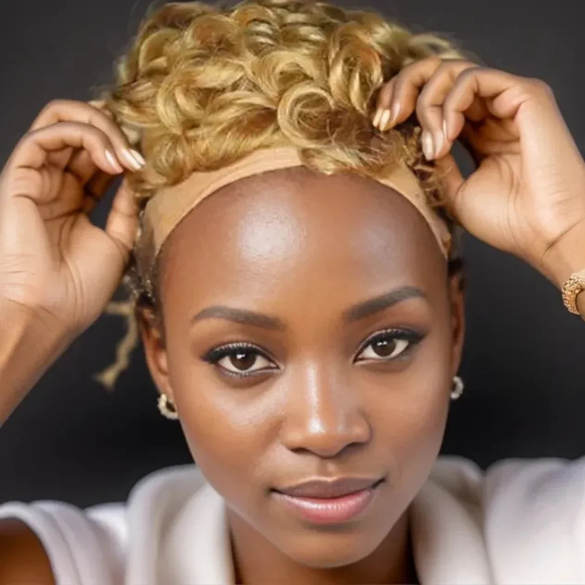 Short Afro Curly Pixie Cut Wig – Brazilian Remy Human Hair | Deep Wave Texture | 180% Density | Natural Colour