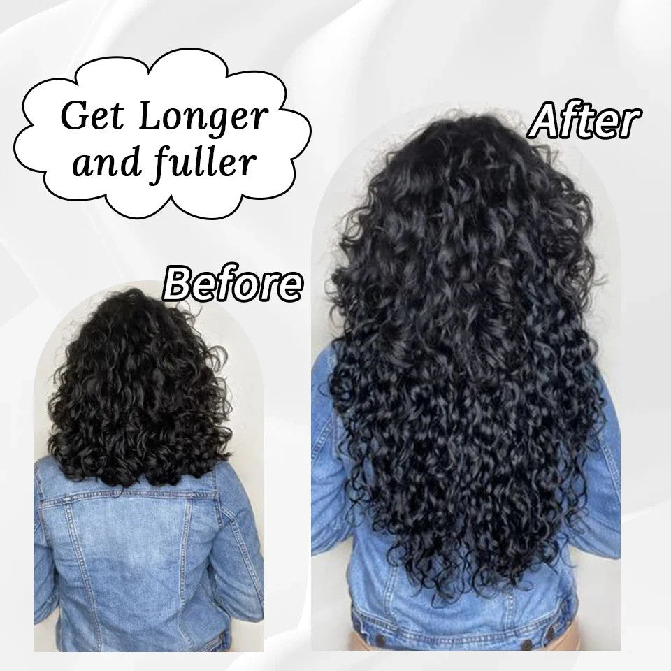 Water Wave Human Hair Bundles Curly Deep Wave 3 Bundles Brazilian Natural Black