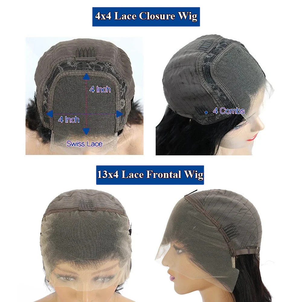 Afro Kinky Curly Short Bob Wig 13x4 Bob Wigs Human Hair Jerry Curly Lace Front