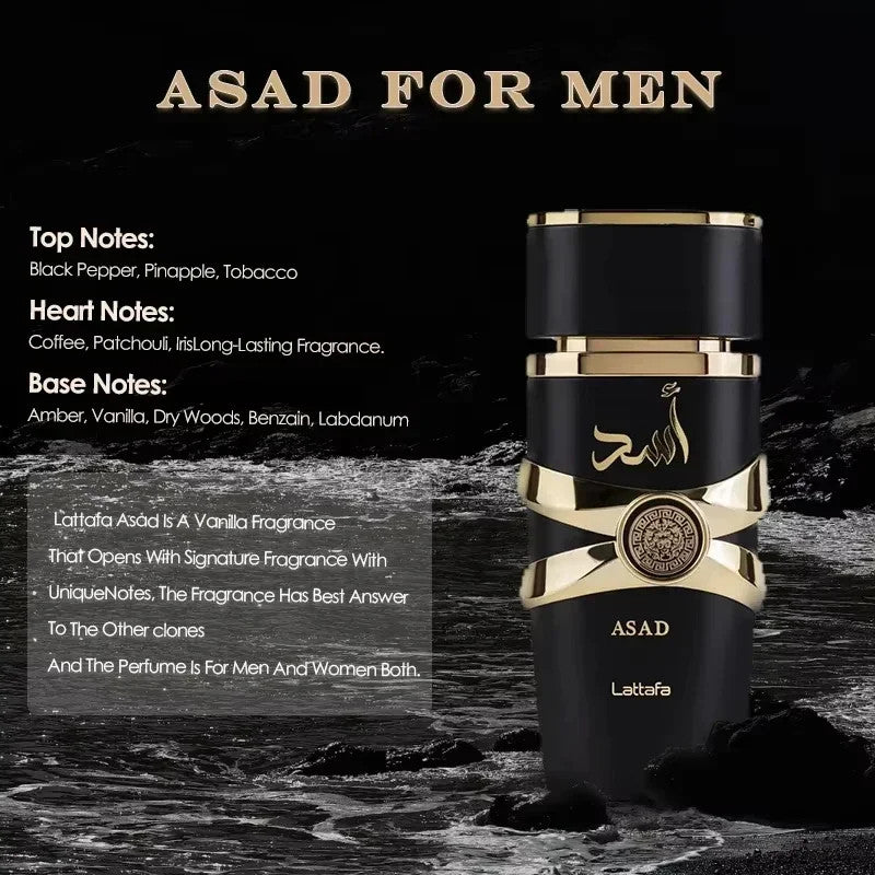 100ML 3.4oz Arab Eau De Parfum For Women And Men