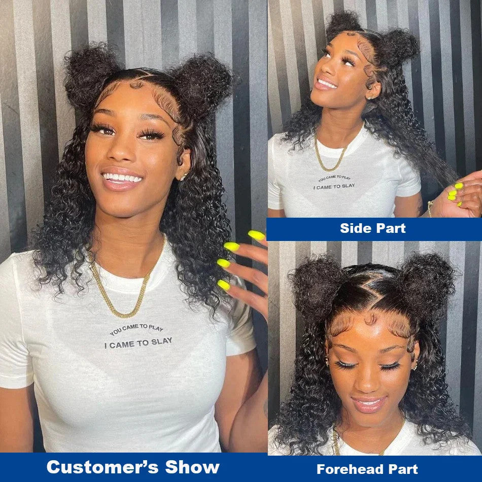Afro Kinky Curly Short Bob Wig 13x4 Bob Wigs Human Hair Jerry Curly Lace Front