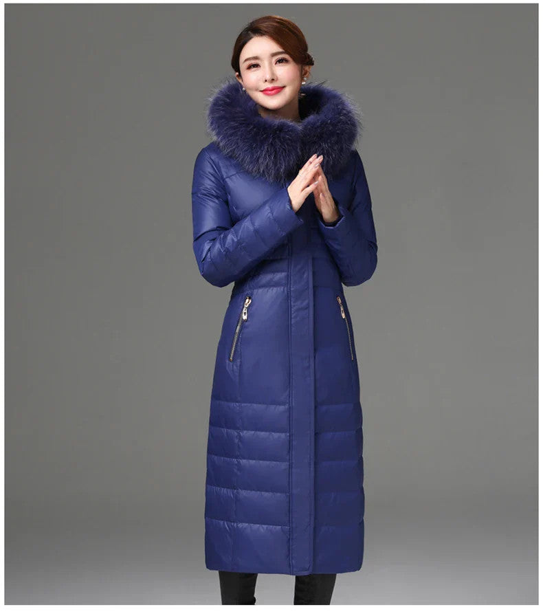 Women's Fashionable Hooded Thick Faux Fur Jacket