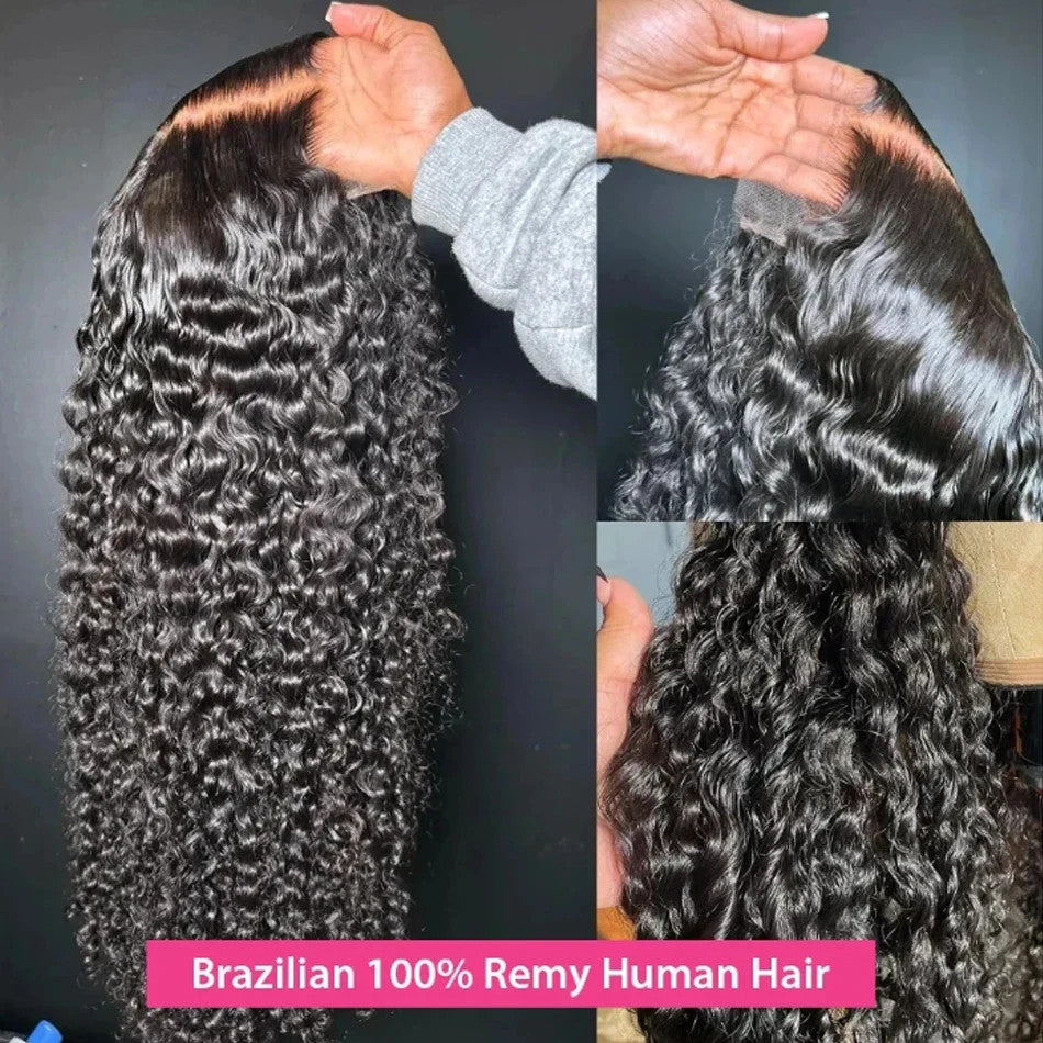 Wear And Go Best Water Wave 13x4 HD Lace Frontal Wig Wet Glueless Deep Water 180